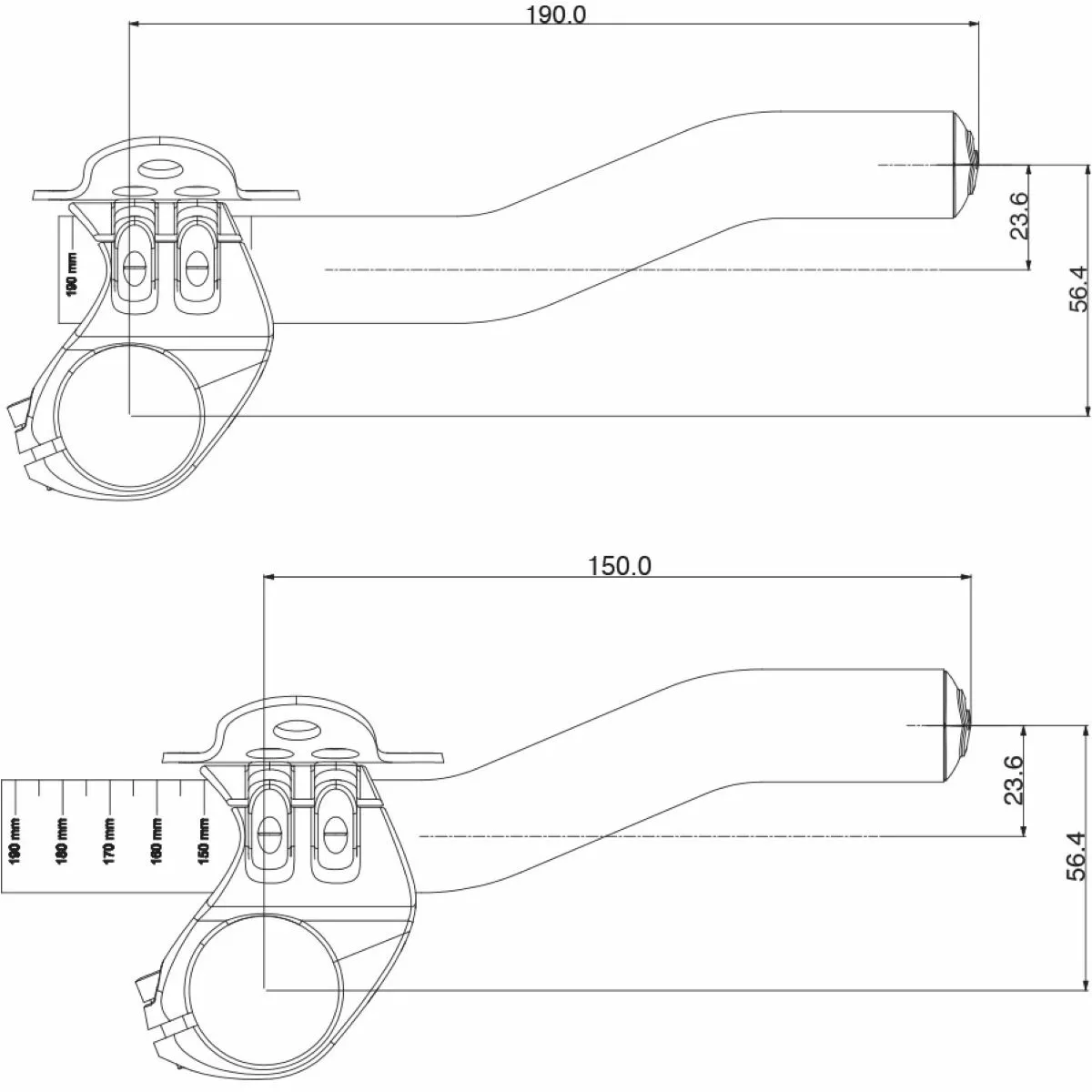 Deda Superzero Clip-On TT Extensions - Image 4