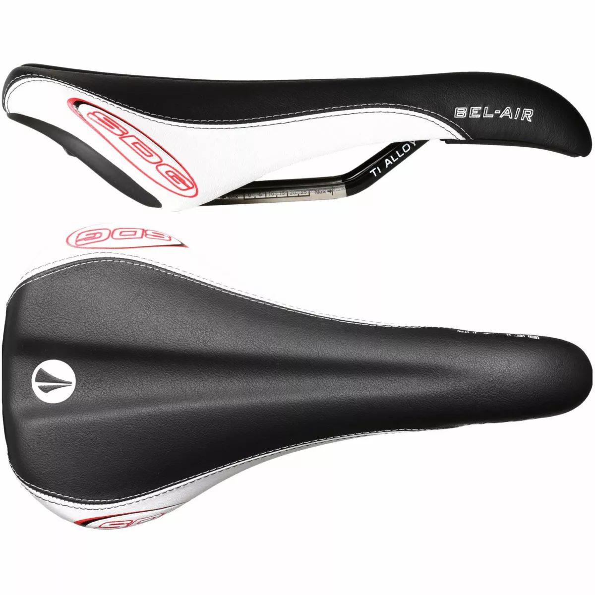 SDG Bel Air RL Saddle With Titanium/Alloy Rails - Image 3