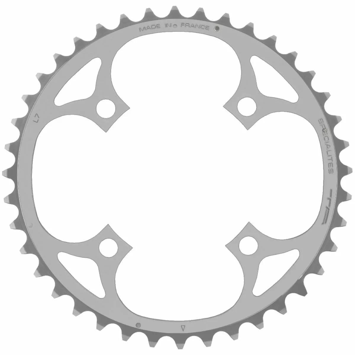 TA 104 PCD Chinook 4-Arm MTB Outer Chainring 42-46T - Image 2